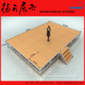 72x48m Square Yellow Color Shanghai Cheap Mobile Stage for Sale